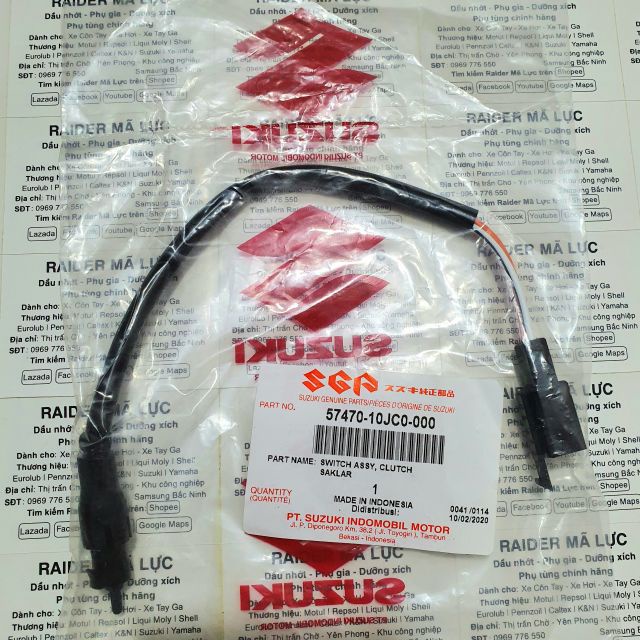 Dây ngắt côn Satria/ Raider fi chính hãng suzuki