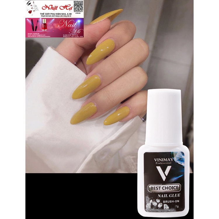 Keo Gắn Móng, Đính Đá Vinimay Nail Glue Siêu Chắc 7g - Best Choice