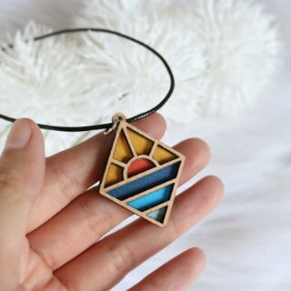 Vòng cổ gỗ handmade