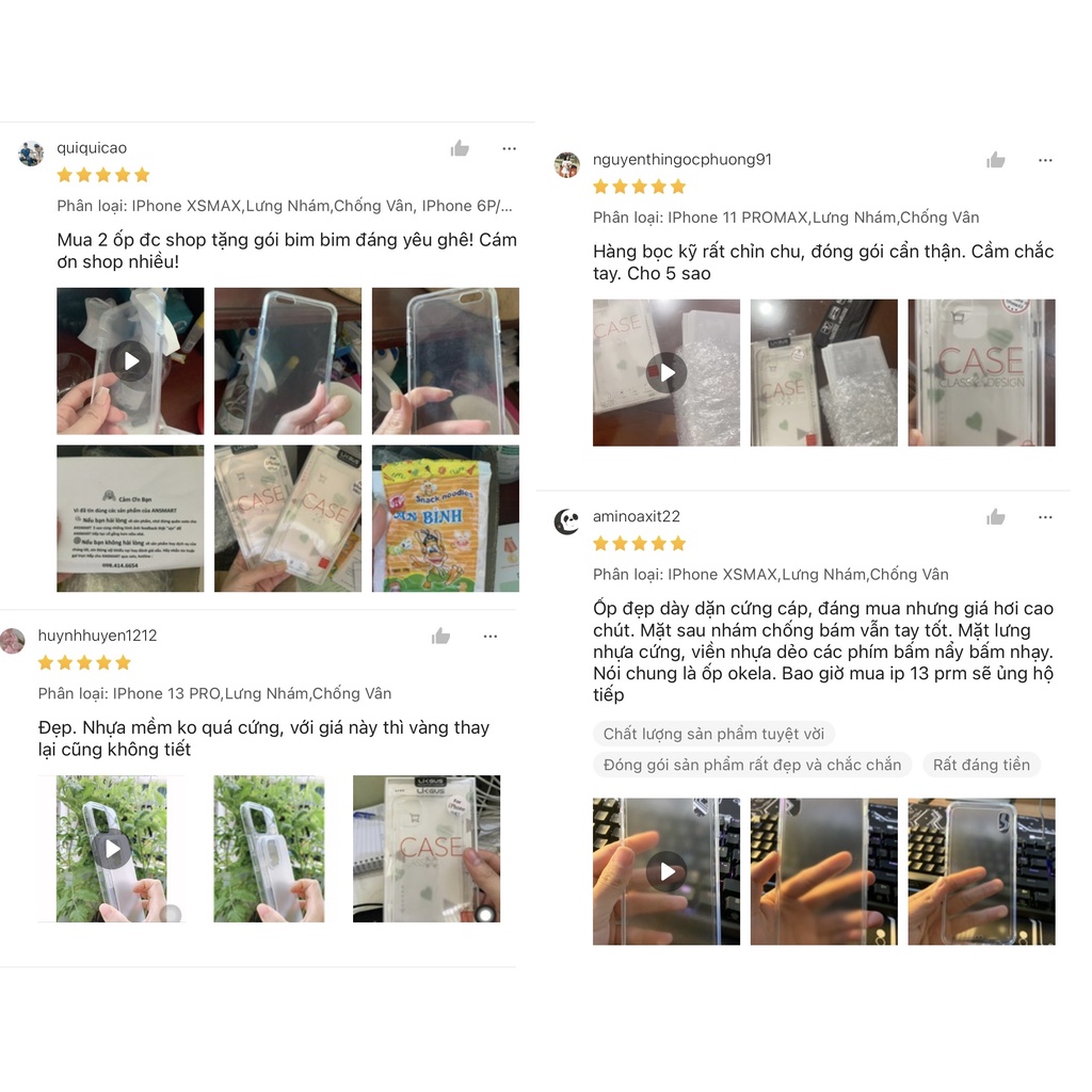 Ốp Lưng IPhone Nhám Likgus Chống Vân Tay Bụi Bẩn Mặt Lưng Mica Nhám Viền TPU Dẻo Chống Ố Màu