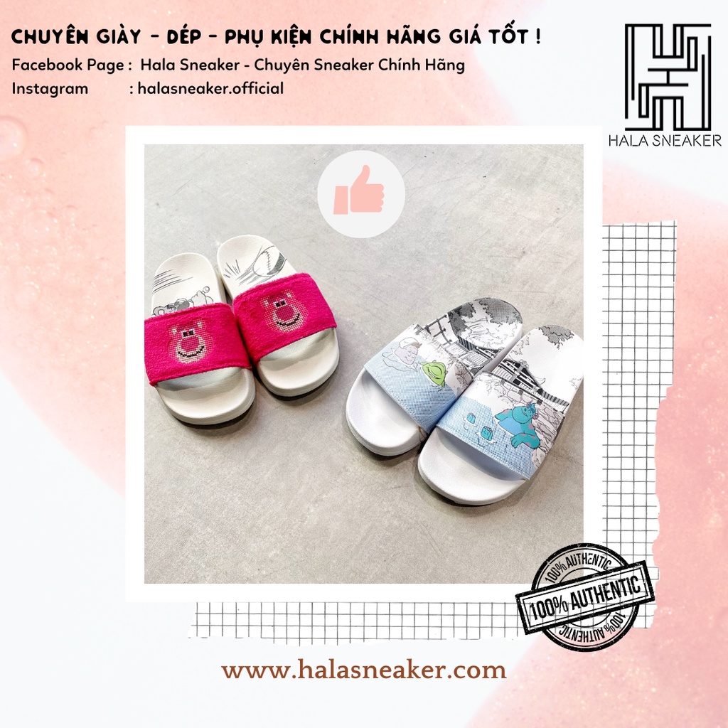 Dép Adidas Chính Hãng Adilette Lite X Pixar GY5990 - GX0995 - Dép Quai Ngang Nam Nữ Authentic Slides - Hala Sneaker