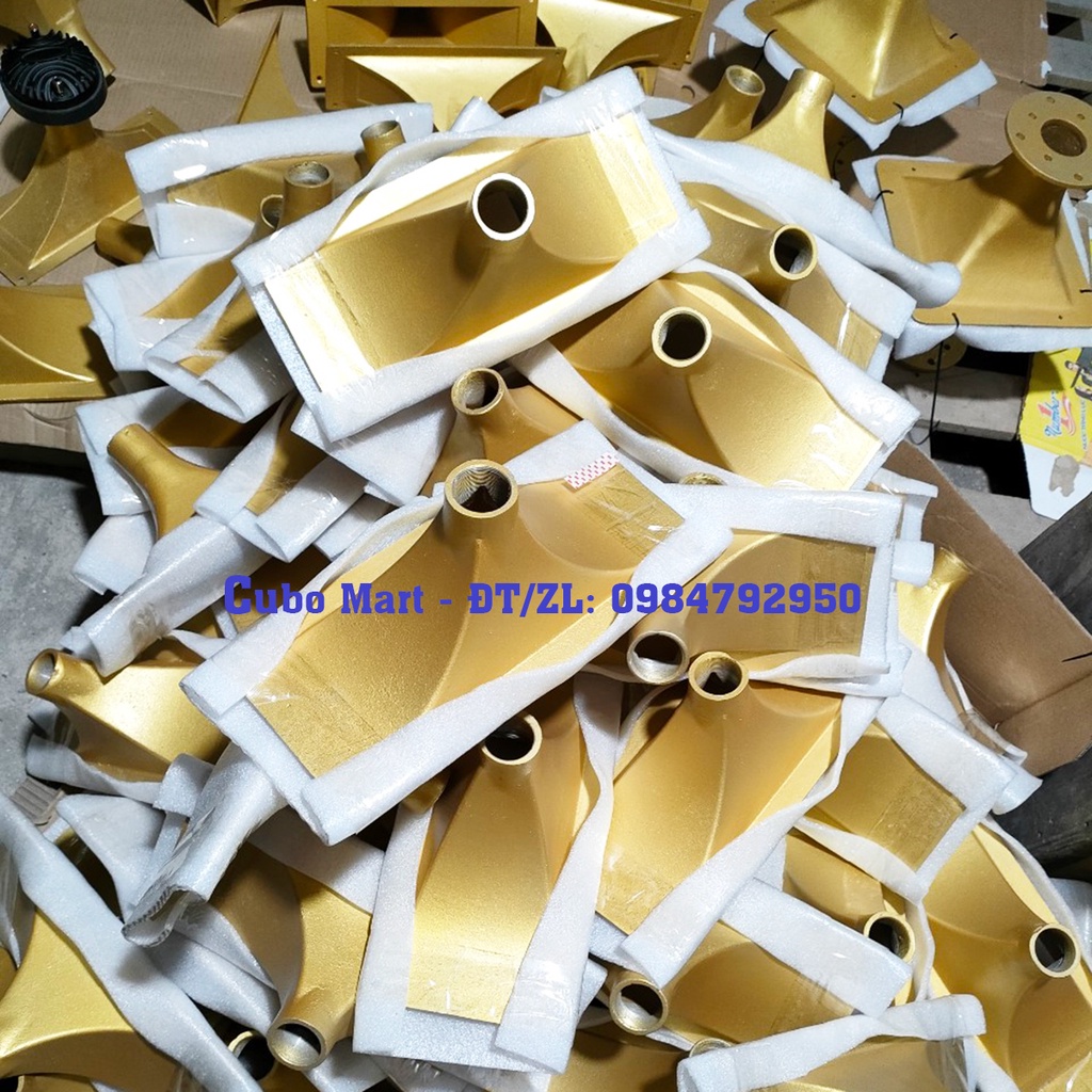 Họng Kèn Nhôm Đúc Ren xoáy Loa Treble Kèn, KT 11x28cm, 15x32cm, 12x12cm, 22.5x22.5cm, 11x27cm - Cubo Mart