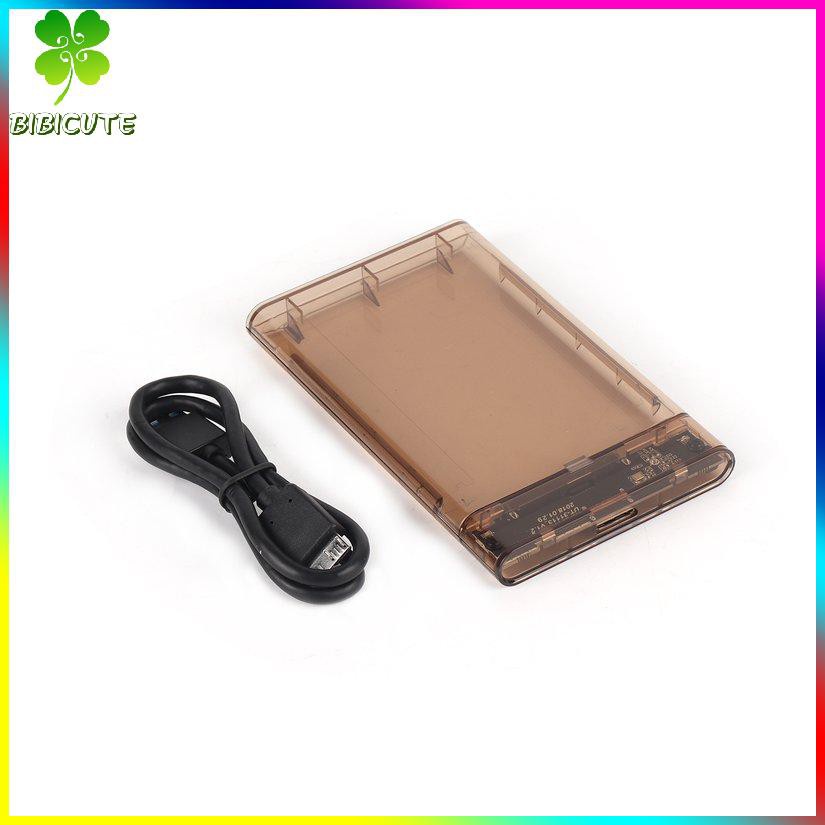 [Fast delivery]2.5 Inch USB 3.0 SATA HD Hard Drive Box External HDD Enclosure Free 5 Gbps