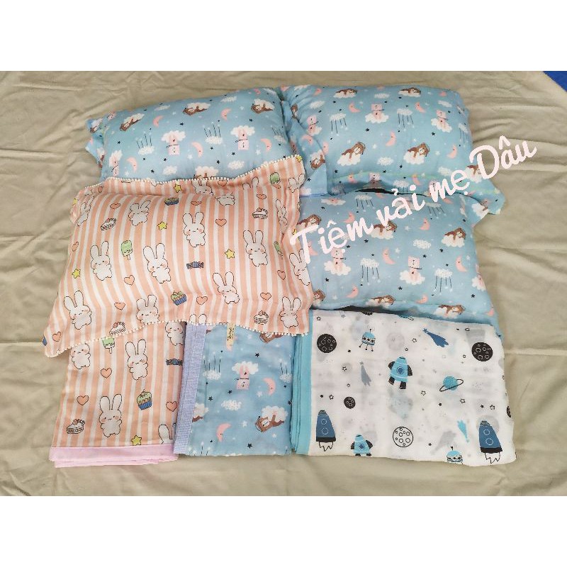 Vỏ gối xô thấm hút mồ hôi cho bé và mẹ🌿