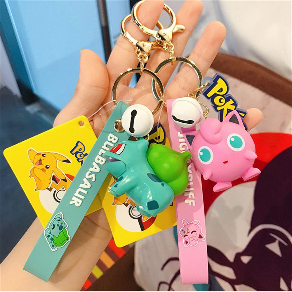 JUNE Móc Khóa Hoạt Hình Pikachu Đáng Yêu Cho Bé