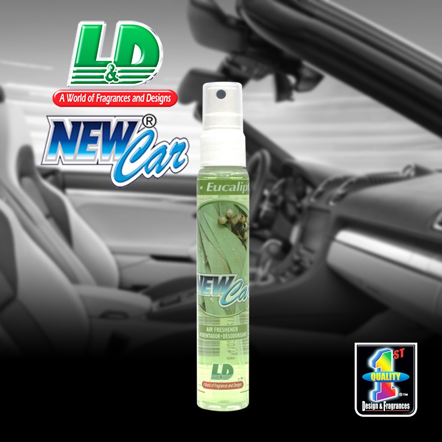 [Mã BMBAU50 giảm 10% đơn 99k] Nước Hoa Ô Tô Dạng Xịt L&amp;D New Car Eucalyptus 60ml Nhập Khẩu Chính Hãng