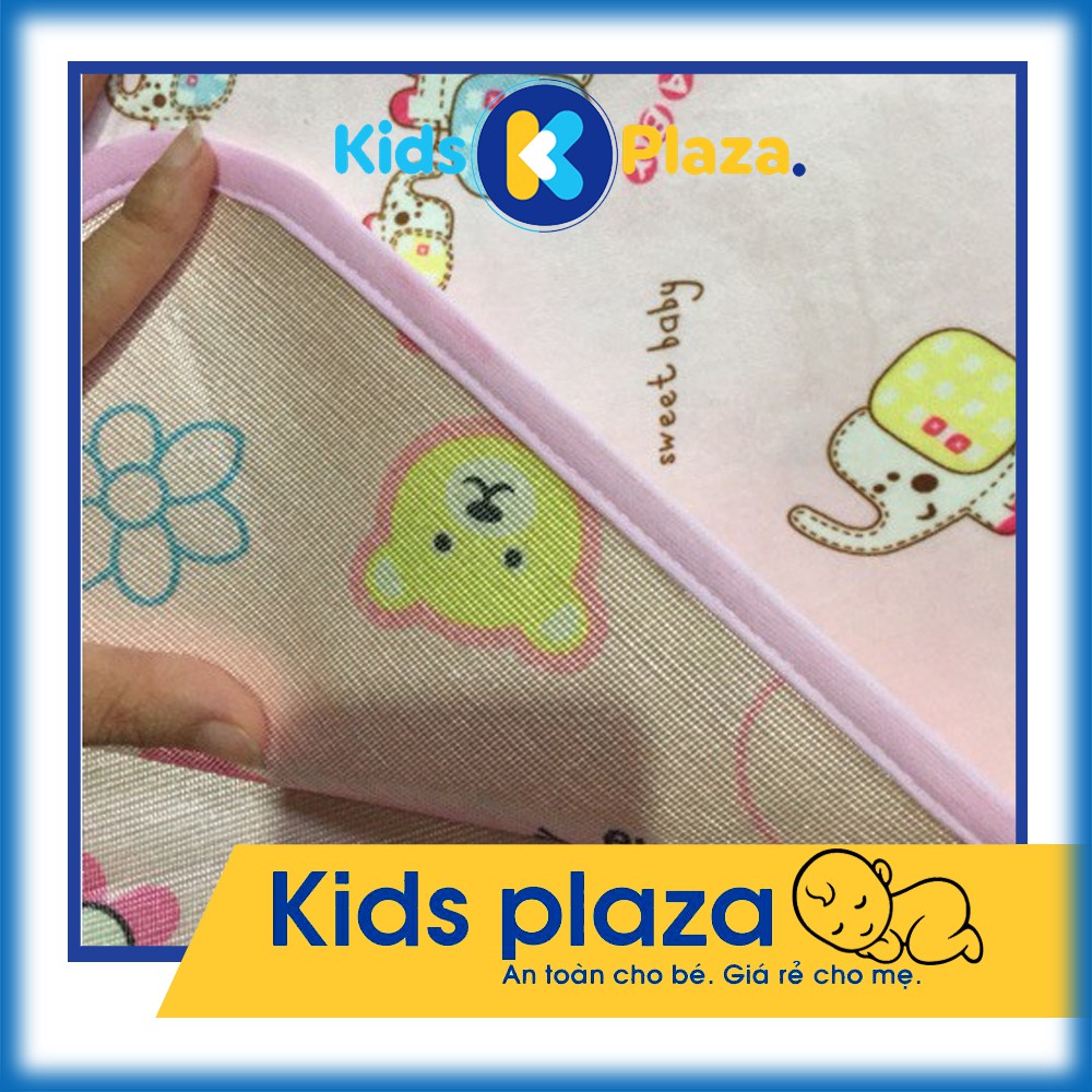 Chiếu Lụa Chống Thấm Cao Su Điều Hòa 3D Sống Động Cho Bé