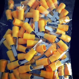 Đầu cosse thau Pin dẹp BDV 5,5-14 vàng