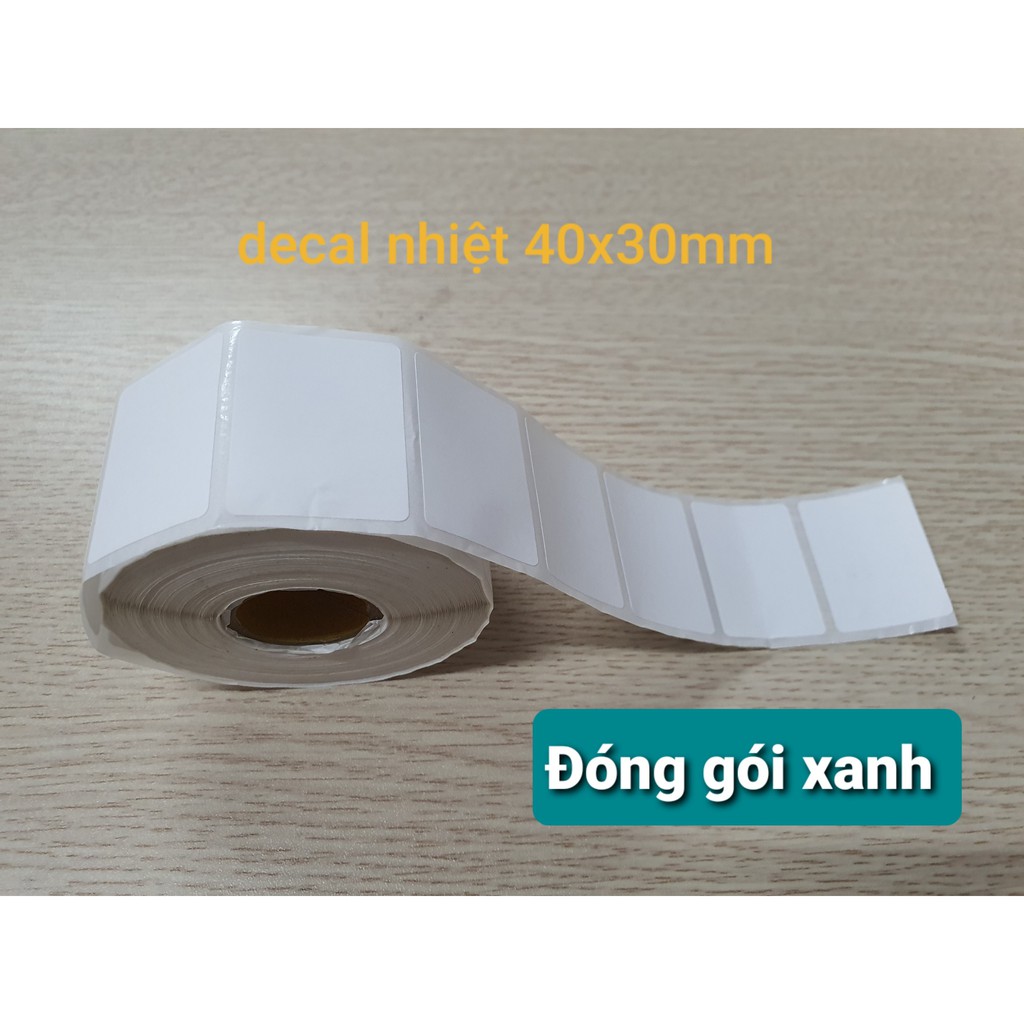 Decal nhiệt KT: 40x30mm