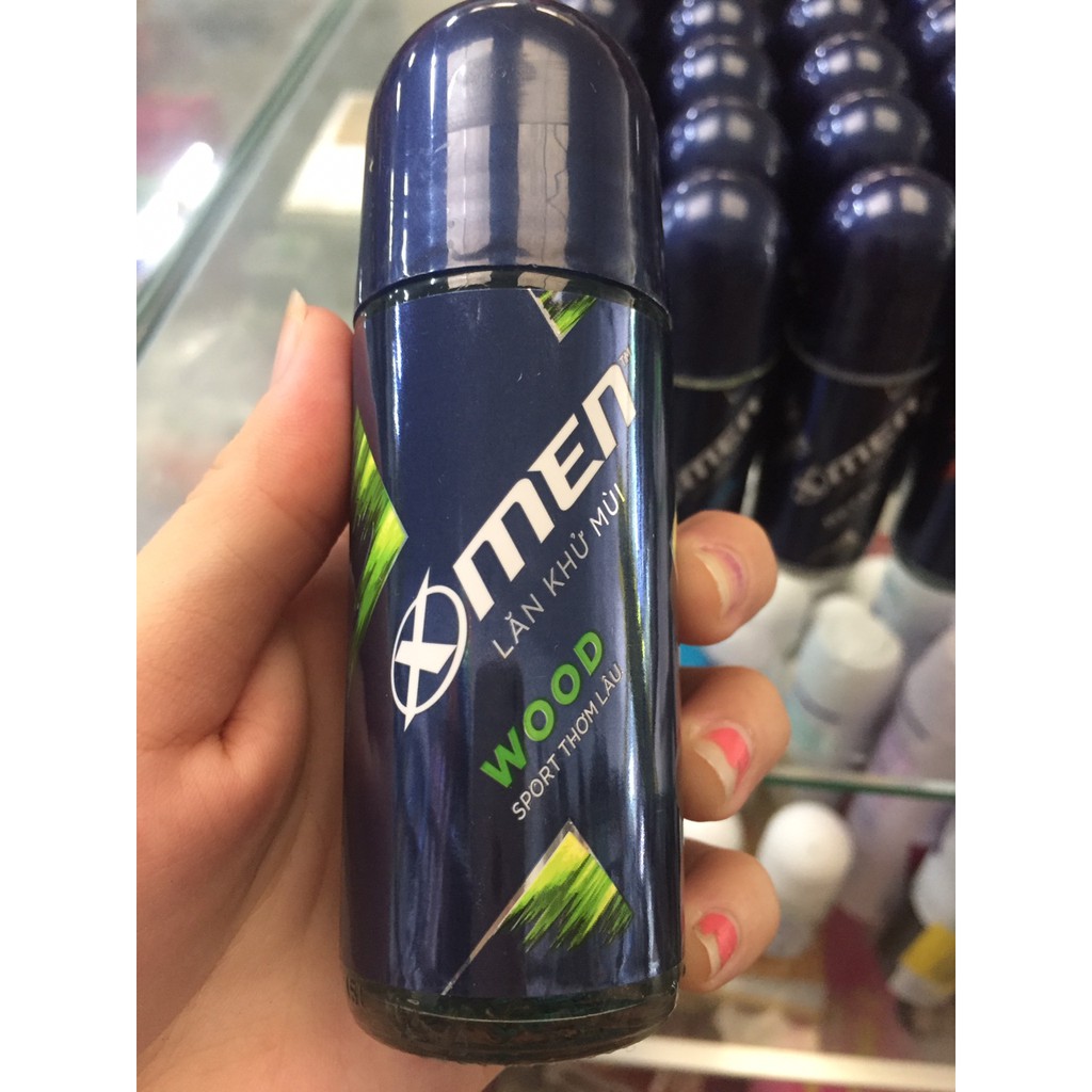 Lăn khử mùi XMen Wood, Water, Fire, Metal thơm lâu 50ml