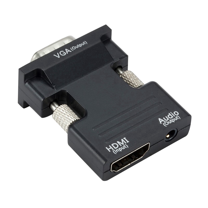 Bộ Chuyển Đổi Hdmi Sang Vga Với Cáp Âm Thanh 3.5mm 720p / 1080i / 1080p