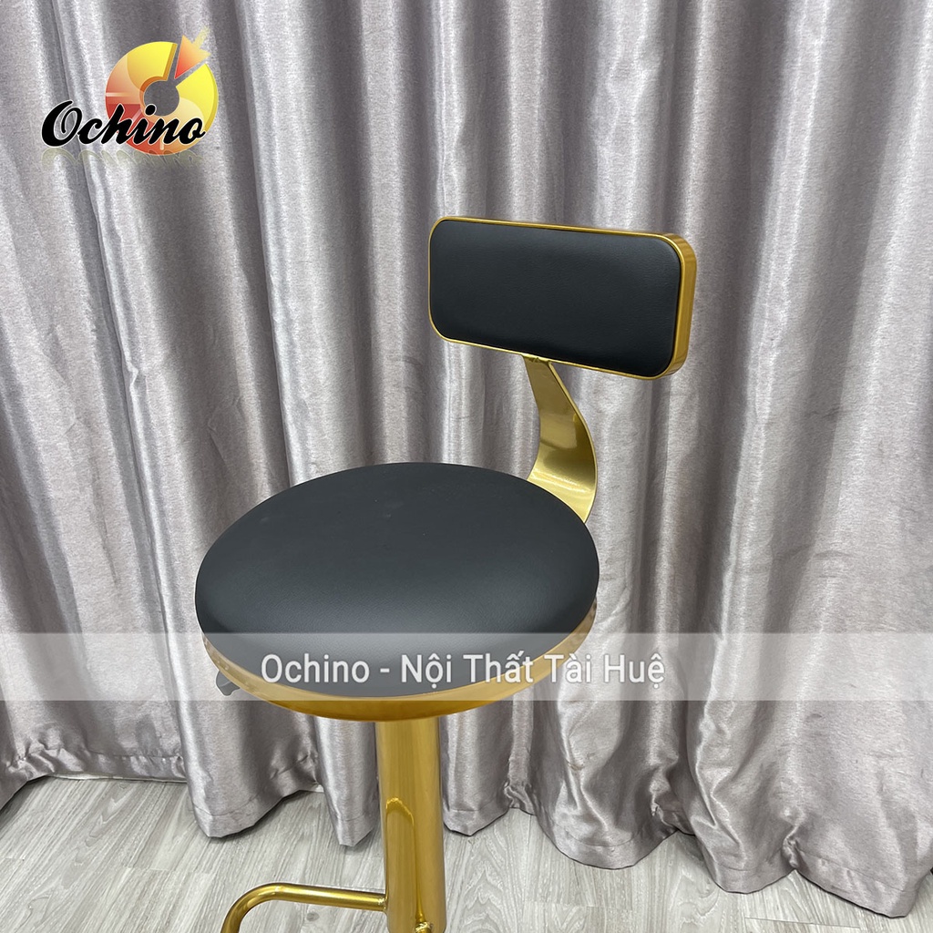 Ghế Trang Điểm, Ghế Makeup Chân Vàng K1 Sang Trọng ( Hàng Có Sẵn)