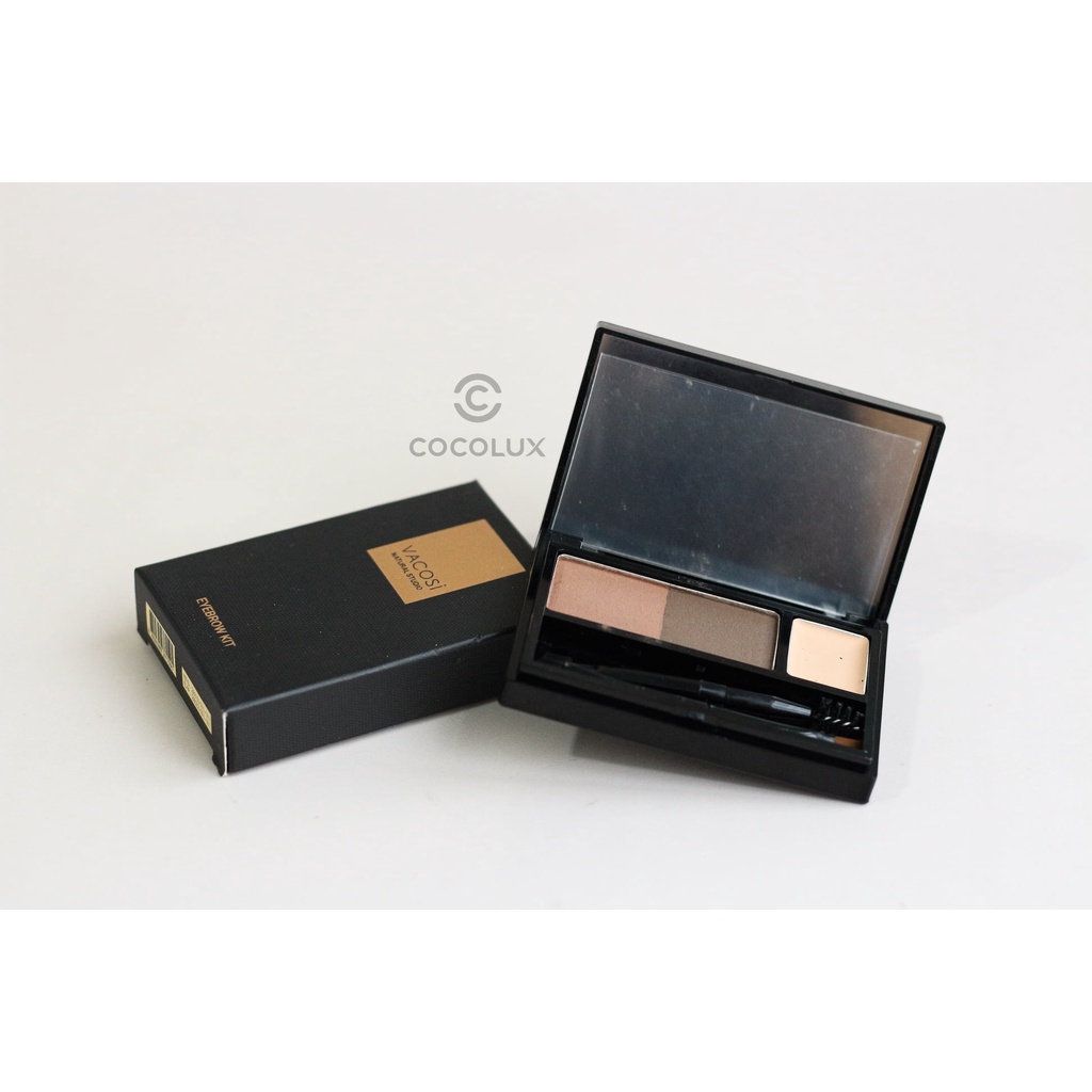 Bột tán mày Vacosi Eyebrown Kit 01 Light Brown Cocolux