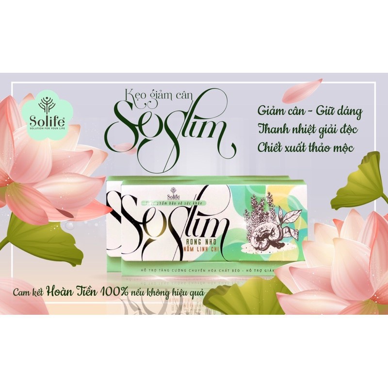 kẹo giảm cân Soslim 💖FREE SHIP💖 nấm & rong biễn | BigBuy360 - bigbuy360.vn