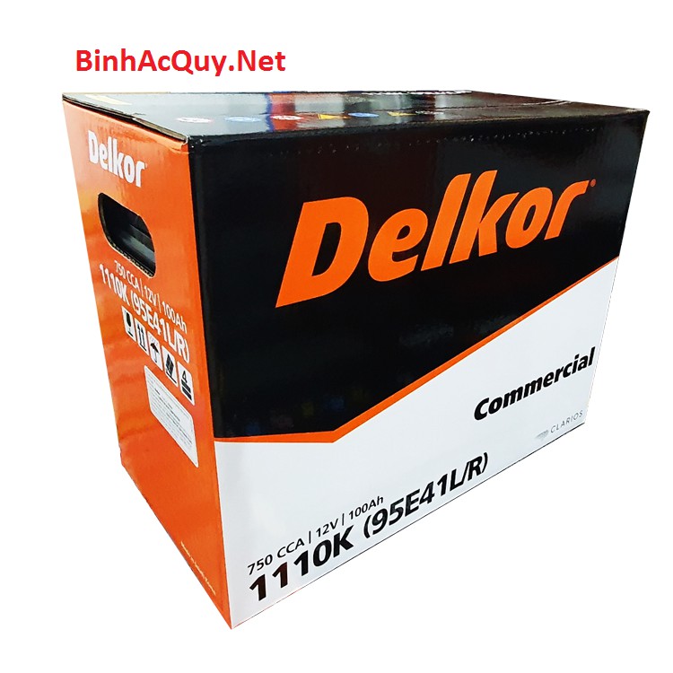 BÌNH ẮC QUY DELKOR 1110K 12V 100AH
