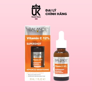 Serum dưỡng sáng da, mờ thâm Balance Active Formula 12% Vitamin C Supershot 30ML