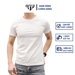Áo phông nam The MT cổ tròn chất cotton