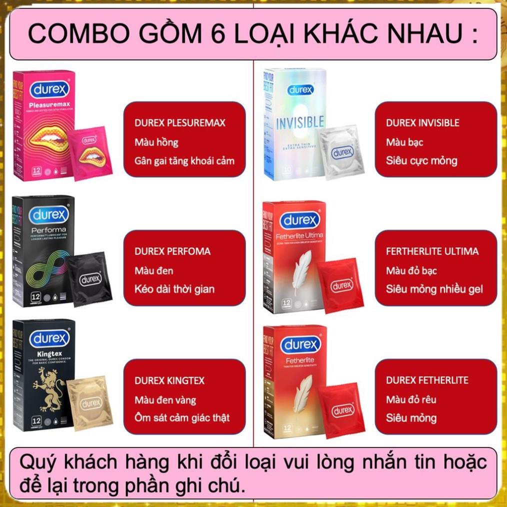 TẶNG ngay hộp 3 bao, khi mua hộp  Bao cao su Durex bất kì Fertherlite,Invisible, Performa,Pleasuremax,Kingtex