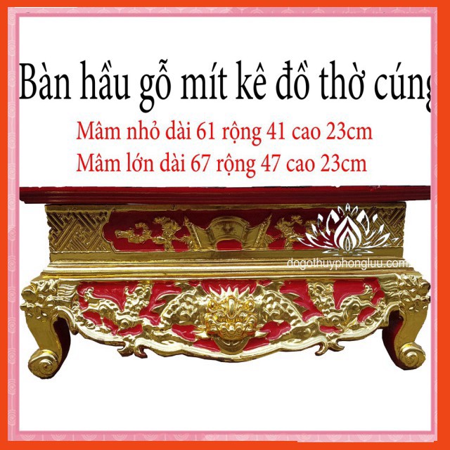 GIÁ GỐC  Bàn osin gỗ mít,Bàn hầu kê đồ thờ cúng gỗ mít 2 cỡ bàn to nhỏ