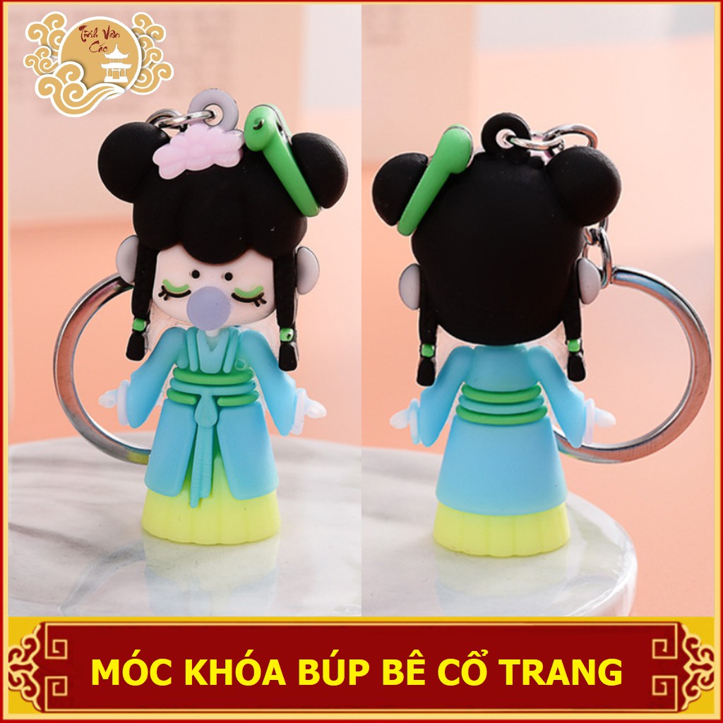 Móc chìa khóa búp bê tiểu thư cổ trang Tĩnh Vân Các