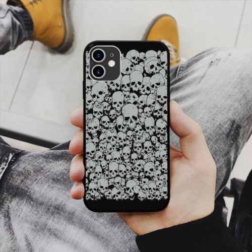Ốp lưng iphone hình skull mountain collage art cubism cute  cho các dòng SAMSUNG PAP20210673