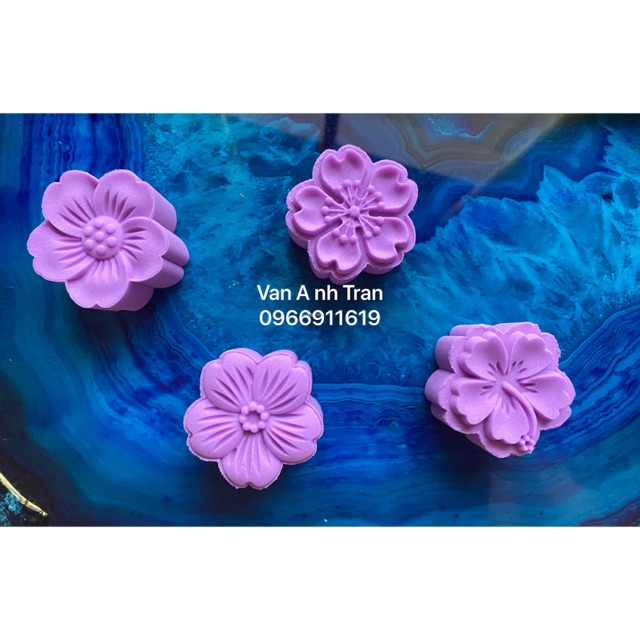 Bộ khuôn hoa anh đào 1 nhấn 4 mặt 50 gam