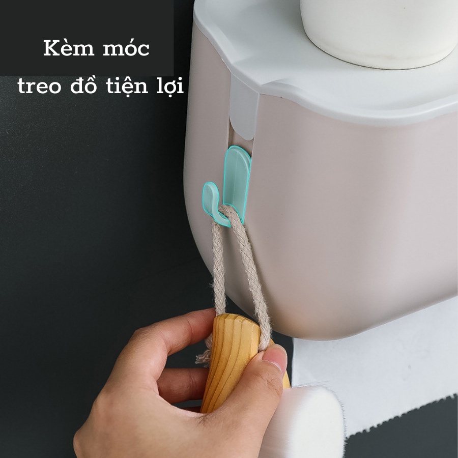 Kệ Đựng Giấy Vệ Sinh Dán Tường Chống Thấm Vi Khuẩn Chất Liệu Nhựa Cao Cấp Siêu Tiện Lợi Kotic_shop