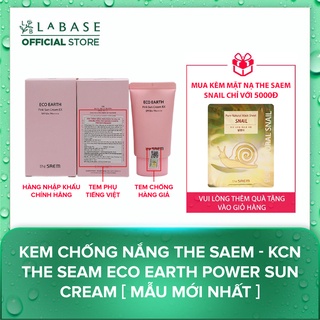 Kem Chống Nắng The Saem - Kcn The Seam Eco Earth Power Sun Cream 50g  MẪU