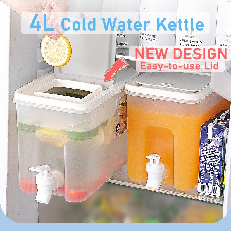 Bình Đựng Nước Có Vòi 3,5L Bình Đựng Nước Trà, Nước Trái Cây Để Trong Tủ Lạnh Tiện Lợi Đa Năng