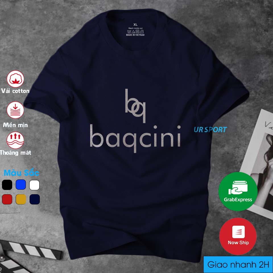 Áo thun nam cổ tròn bq thời trang cá tính, chất vải cotton 4 chiều cao cấp thoáng mát