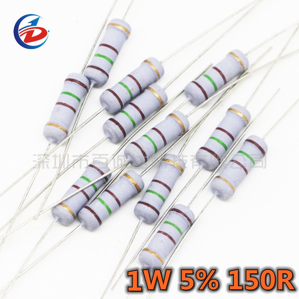 Bộ 20 Điện Trở 1w 5% 150 ohm Chuyên Dụng