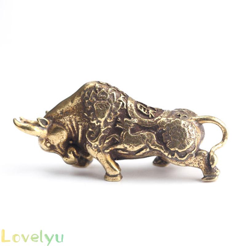 Tượng Đấu Bò Bằng Đồng Trang Trí Bàn Làm Việc