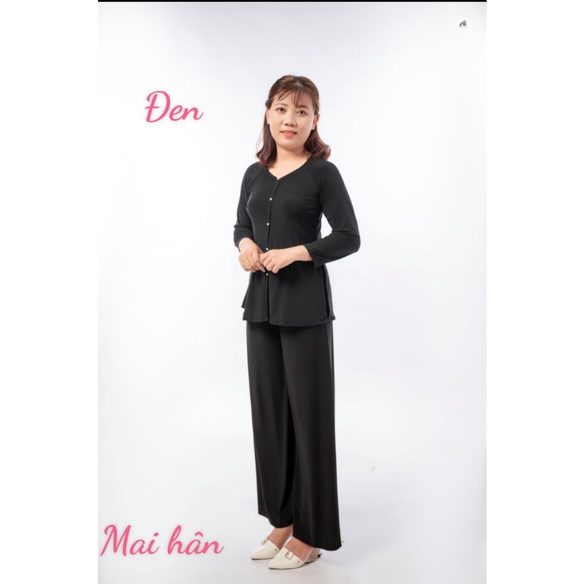 Quần bà ba trắng hoặc đen