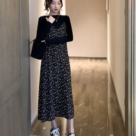 ⭐0412⭐ New loose French dress with flower skirt | BigBuy360 - bigbuy360.vn