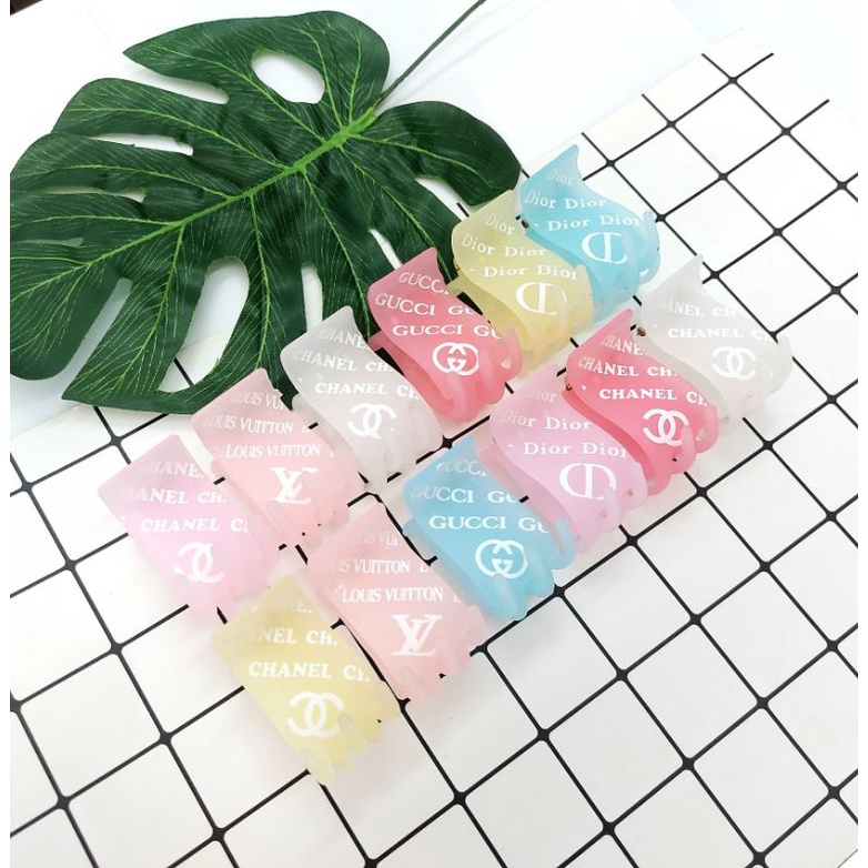 COMBO 12 CÂY KẸP TÓC CÀNG CUA DẺO KHÔNG GÃY 2802