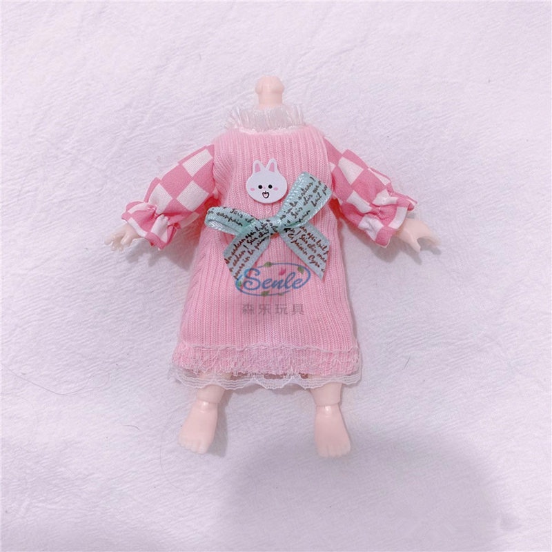 Bộ Quần Áo Thời Trang Cho Búp Bê 16cm Mới