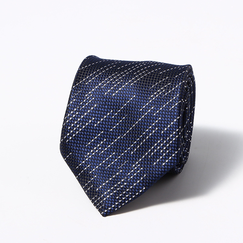 Cà vạt nam Efan vải lụa kẻ sọc hoa văn đa dạng tùy chọn 8cm thời trang lịch lãm