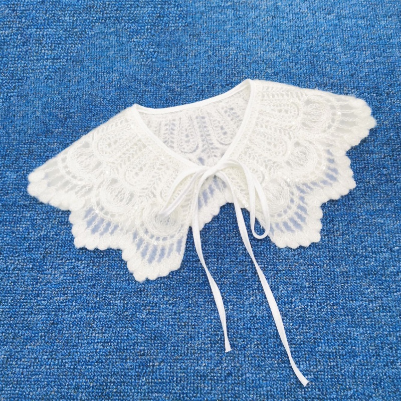 Cổ Áo Rời Phối Ren Giả Thời Trang Nữ