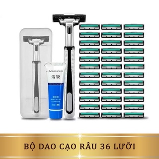 Bộ dao cạo râu kèm 36 lưỡi dao cạo