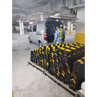 Thanh ốp cột cao su phản quang dài 1m - 0.8m - 0.6m -0.2m x rộng 10cm x dày 1cm