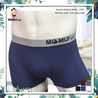 [Rẻ Vô Địch] Quần Sịp Đùi Siêu Thoáng MOMIJI Chính Hãng - Màu Xanh Biển (fullsize)
