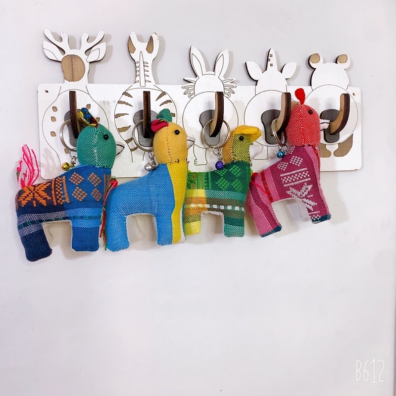 Móc khoá thổ Cẩm hình cún xinh