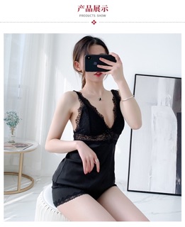 QQ 7859 Lụa cao cấp set quần sọt áo 2 dây