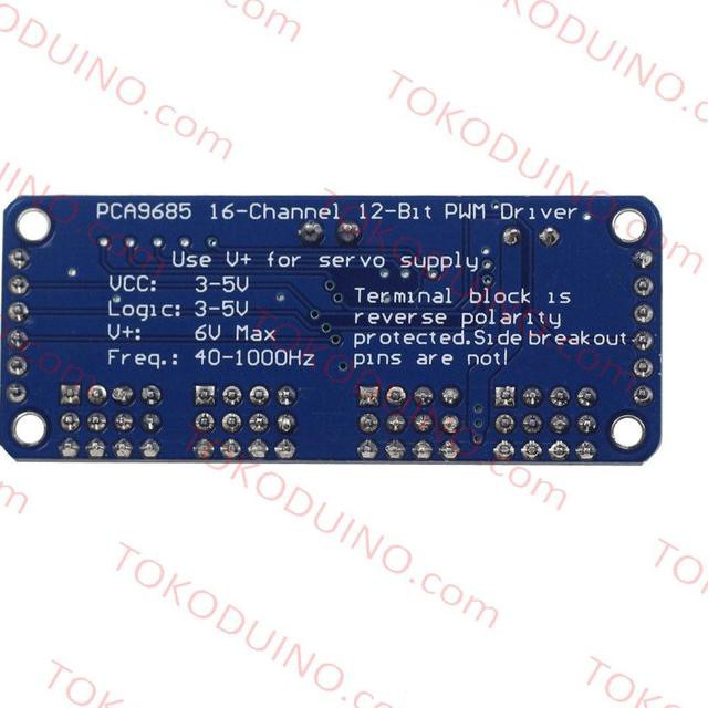 Mô Đun Điều Khiển Động Cơ Servo Pca9685 16 Kênh 12 Bit Pwm