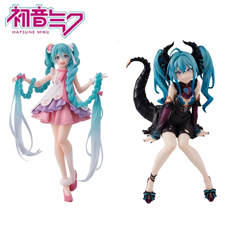Mô Hình Nhân Vật Hatsune Miku Phiên Bản Quỷ Nhỏ Đáng Yêu Bằng PVC Làm Quà Tặng Sinh Nhật Cho Bé