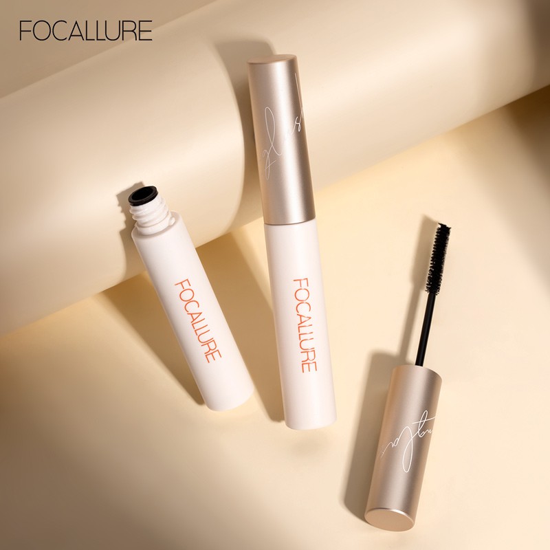 Mascara FOCALLURE chuốt mi dài cong và đều với kích thước đầu cọ 3mm 6g