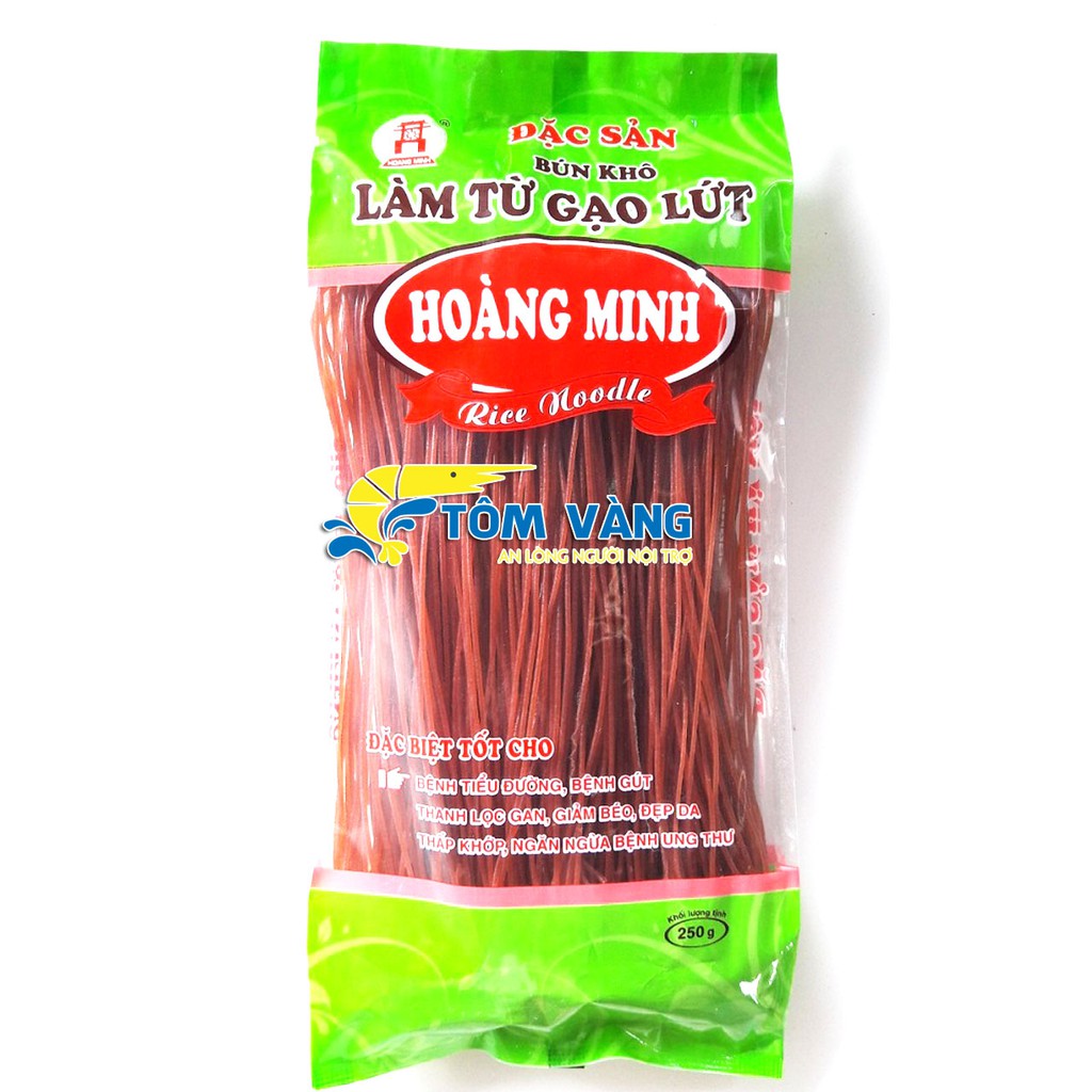 Bún Gạo Lứt Túi 500g - Tôm Vàng