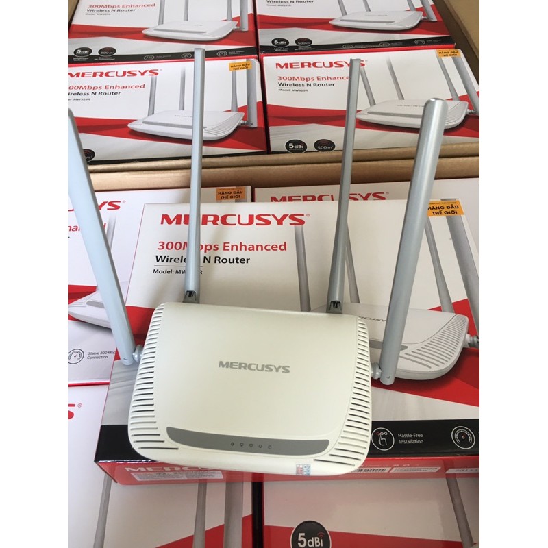 Bộ phát wifi không dây 4 râu Mercusys MW325R - Tốc độ 300Mbps