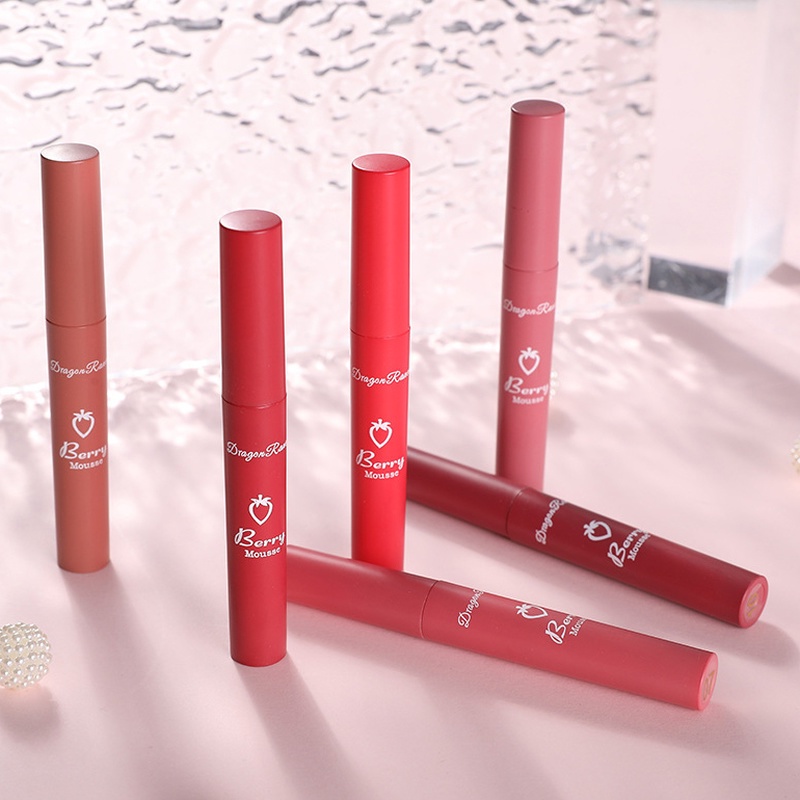 Son Kem Lì Lâu Trôi Chống Dính Cốc 12 Màu Sắc Tùy Chọn