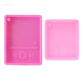 Khuôn Silicone Làm Móc Khóa Hình Máy Nghe Nhạc Diy